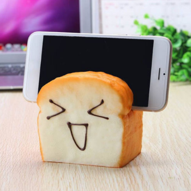 Kawaii Slow Rising Bread Phone Holder