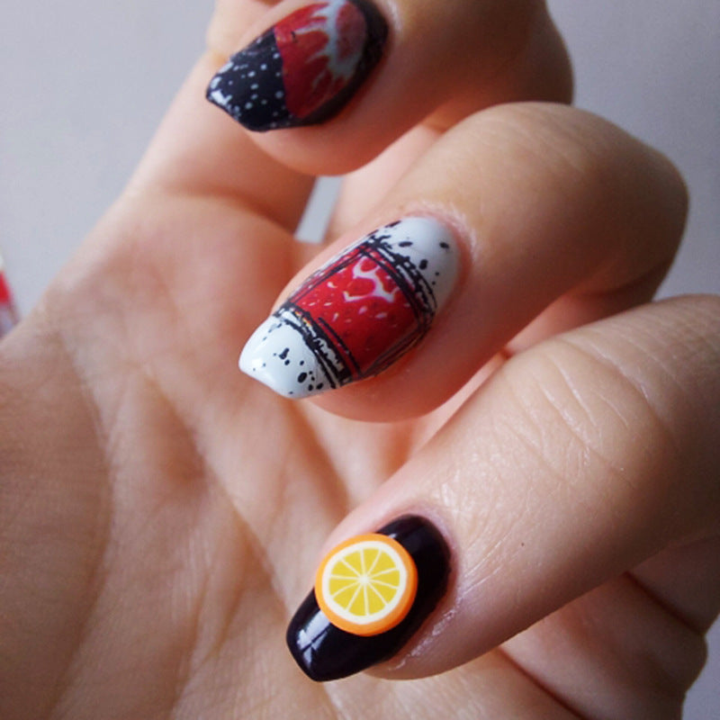 Fruit Slice Soft Nail and Slime Accessories