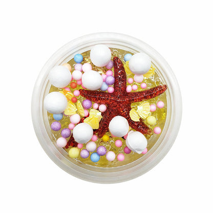 Special Starfish Flat Bead Clay Slime