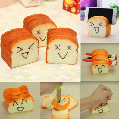 Kawaii Slow Rising Bread Phone Holder