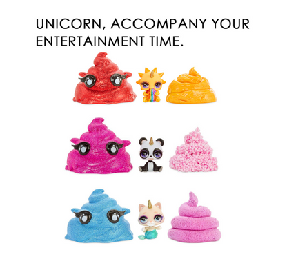 EZ Unicorn Poop Slime Dolls